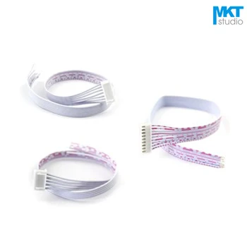 

100Pcs 10cm Single PH2.0 Header AWG26 Red White Wire Cable 11P 12P