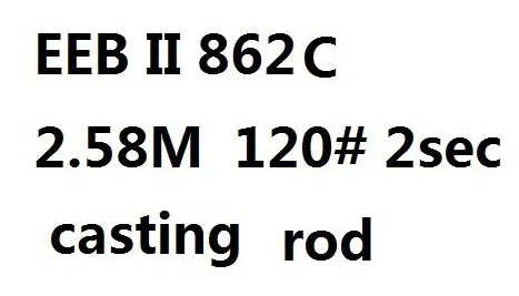ECOODA лодка стержень EEB II 1,98/2,28/2,58 м литье лодка стержень и спиннинг для лодки удилище fuji направляющие и катушки части средняя и глубокая Рыбалка - Цвет: Светло-серый