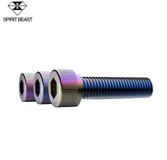 

SPIRIT BEAST Motorcycle Parts Color Screw Stainless Steel Hexagon Socket Screw Bodywork Personalized Tool Motorcycle M6 M8 Hexag