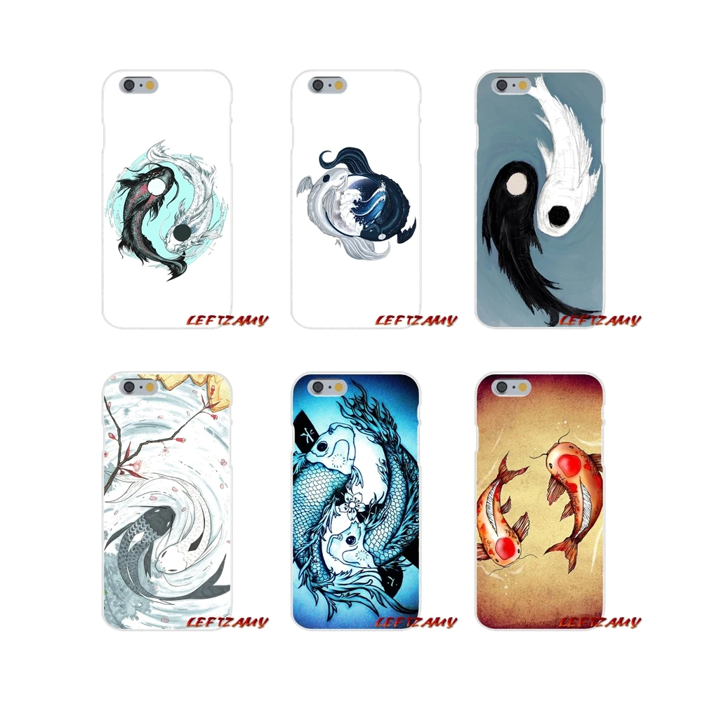 Koi Yin Yang Fish для Xiaomi Redmi Note 6A MI8 Pro S2 A2 Lite Se MIx Max 2 3 F1 Oneplus 6T аксессуары чехлы телефонов|Чехлы-накладки| |