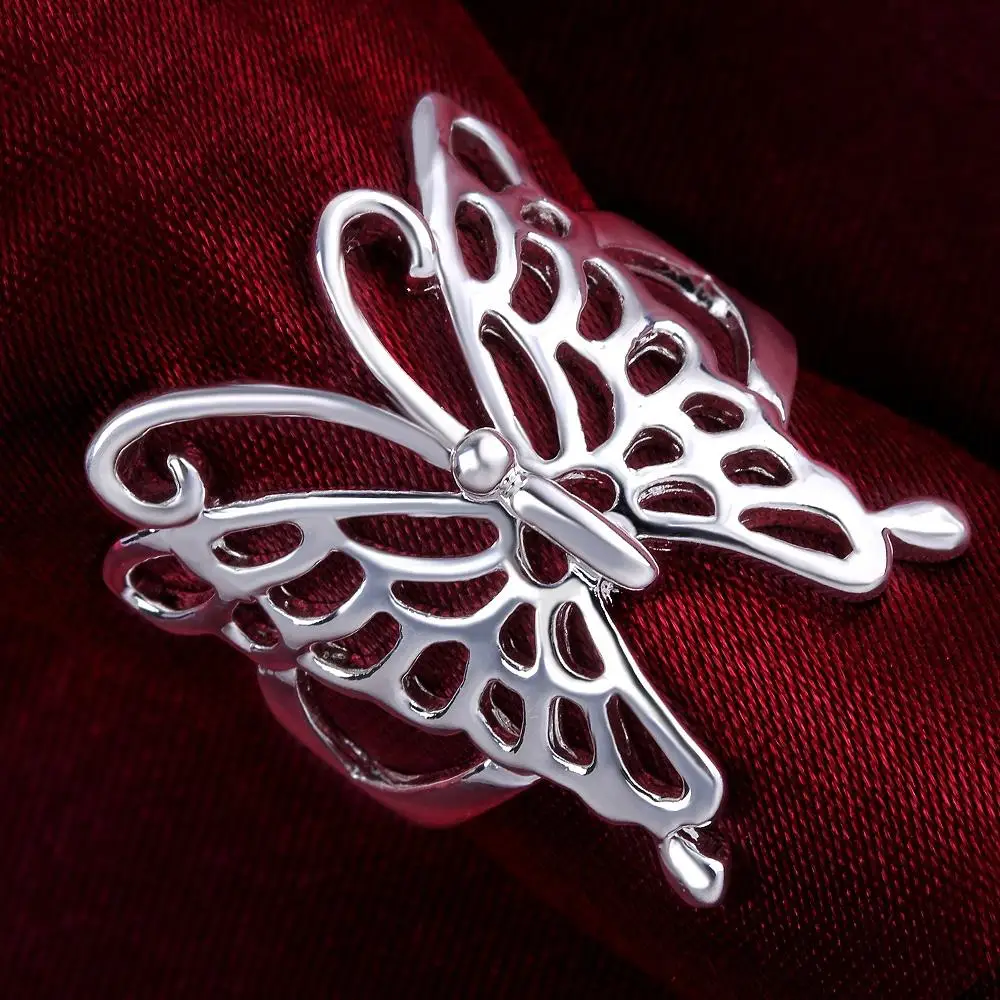 

summer style couple rings wholesale jewellery mix lots butterfly ring womens rings LKNSPCR540