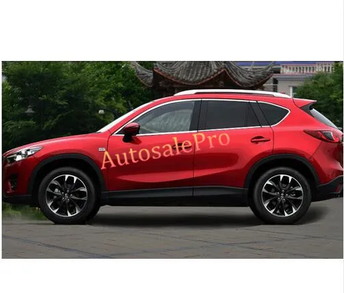Верхние и нижние стальные чехлы на пороги рамы для Mazda CX 5 2015 2014 2013 2016|steel window