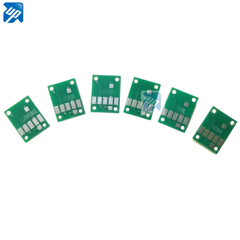 

6 x PGI-470 CLI-471 Auto reset ARC CHIP For canon MG7740 TS8040 TS9040 printer refillable ink cartridge and ciss