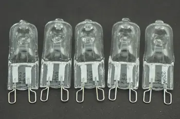 

5 PCS/Lot G 9 Pin Halogen 120 v volt | 25W 35W 40W 50W 60 W | watt Light Bulb JCD G9 Free shipping