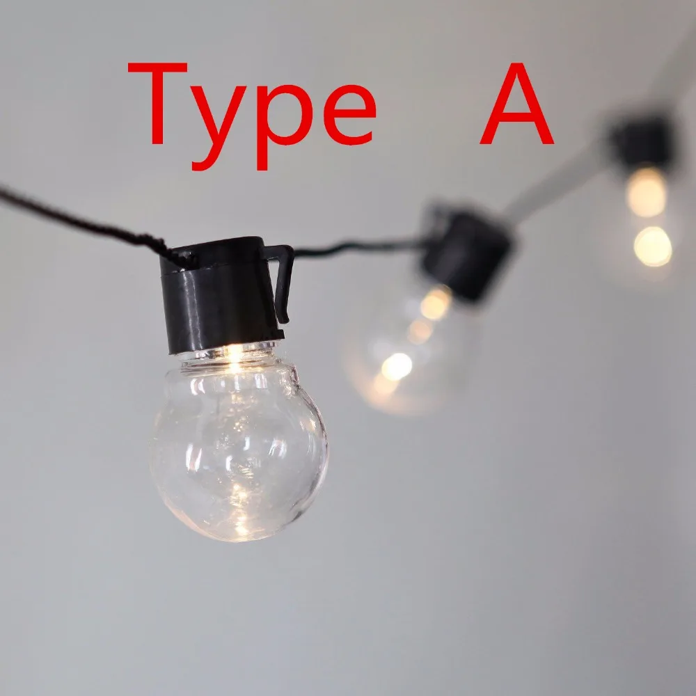 SVELTA 5CM Big Ball Lamp LED String Lights Gerlyanda 5M 20Bulbs Retro Garland For Christmas Wedding Holiday Decoration Led Light SVELTA 5CM Big Ball Lamp LED String Lights Gerlyanda 5M 20Bulbs Retro Garland For Christmas Wedding Holiday Decoration Led Light