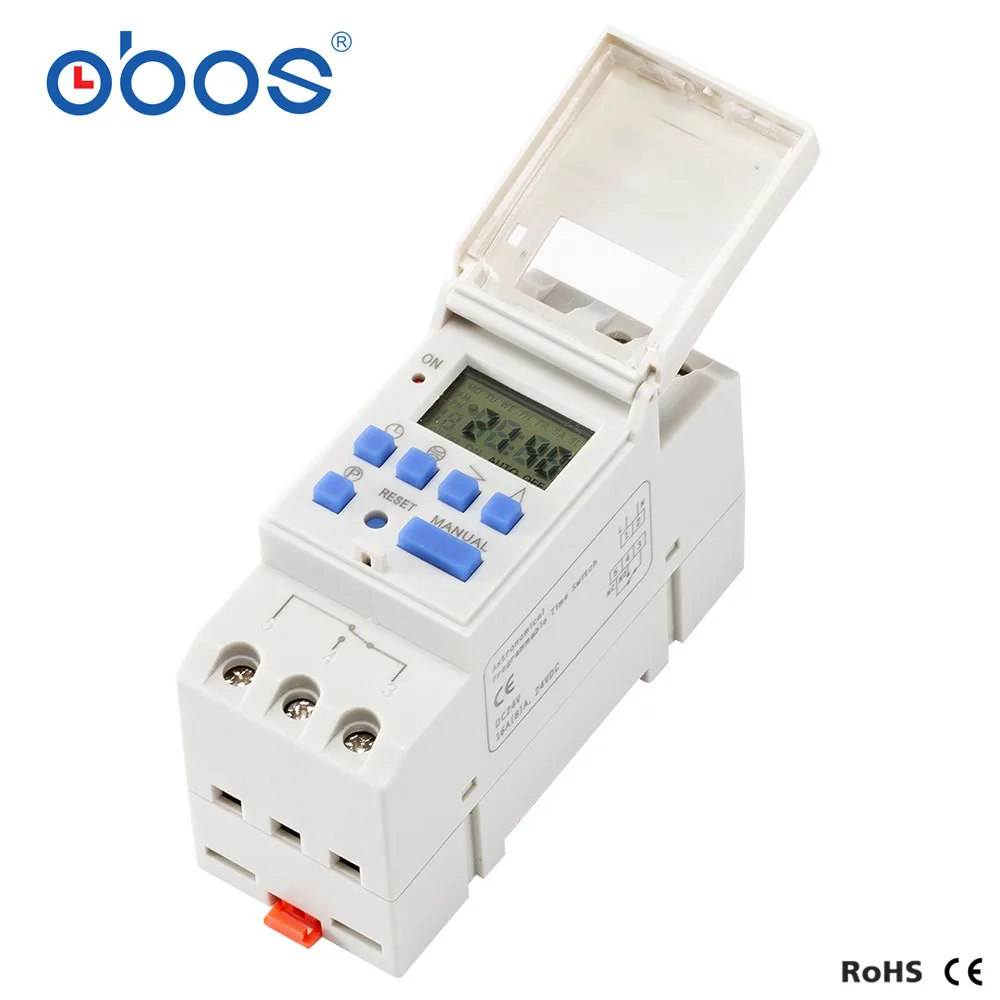 Широта и долгота DIN Rail 220VAC 25A школьный звонок с таймером BS26W CE Автоматический