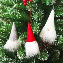 Рождественская елка подвесные рождественские украшения Санта Клаус крышку бутылки падение Navidad новые рождественские украшения для дома