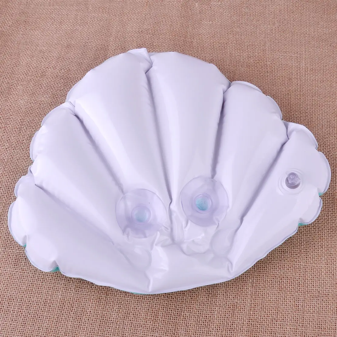 Newest Hot Soft Home Spa Bathroom Inflatable Shell Shaped Bathing Pillow Head Back Neck Cushion Bathtub Rest Relaxing