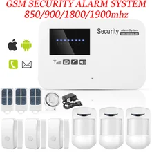 Сроки Постановки Разоружить IOS Android APP Control Автодозвон GSM Домашней Безопасности Смарт Сигнализация Английский Русский Руководство на Испанском Языке.