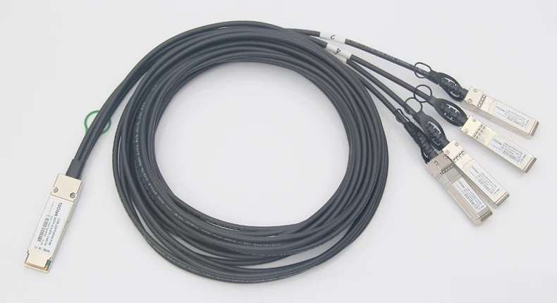 Juniper QFX-QSFP-DACBO-3M 3-meter 40 ГБ/сек. QSFP + к 4x SFP + прямое подключение Breakout Cable пассивный 30AWG