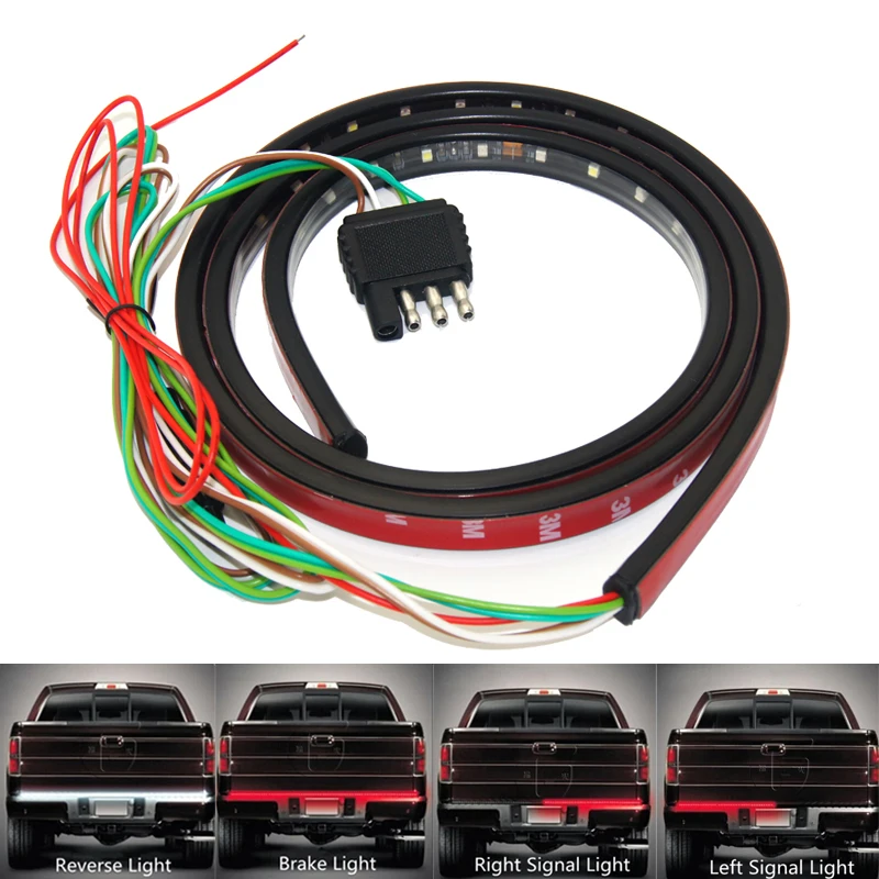 

49/60" Car Styling LED Tailgate Day Running Light Tail Turn Signal Light Backup Brake Light For Ford Toyota VW Chevrolet Dodge