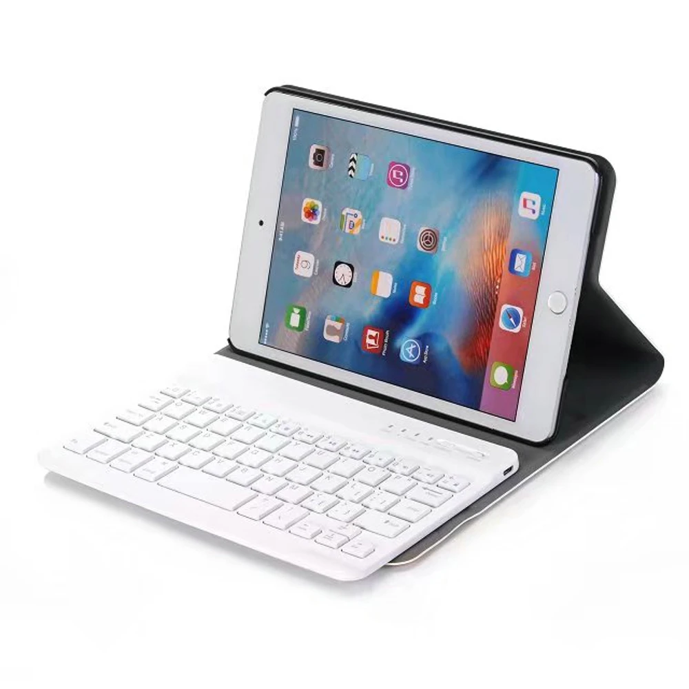 Ultra Slim Съемная Bluetooth 3,0 клавиатура Folio Stand кожаный чехол для Apple Ipad Mini 1 2 3 Mini2 Mini3 7,9 "планшеты