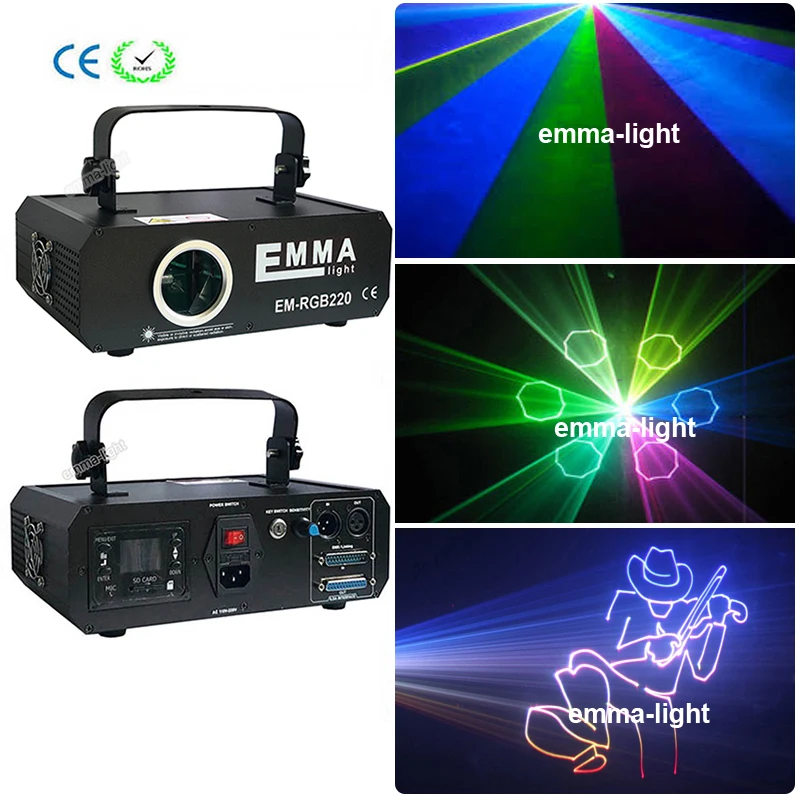 

ISHOW + 500mw animation RGB laser light with ILDA SD CARD