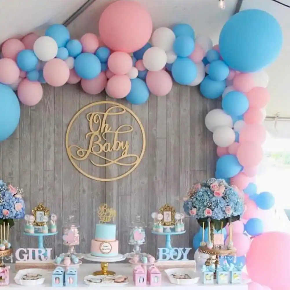 100 Pcs Set baby boy thank you labels Party decoracion