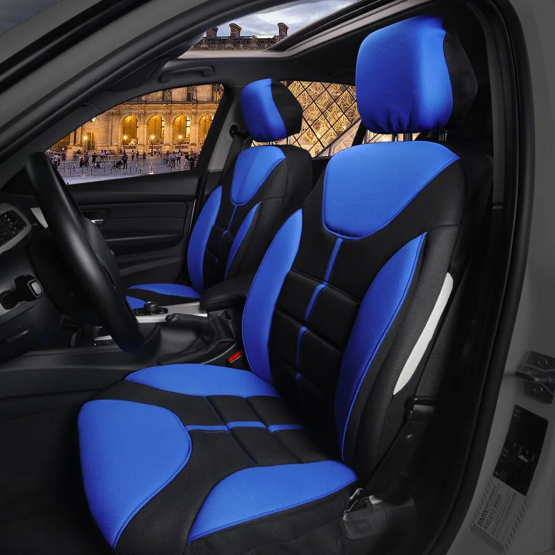 

Car Seat Cover Universal Automobile Front Seat Cover Protector Sport Car Styling Interior Decoration Accessories Polyester
