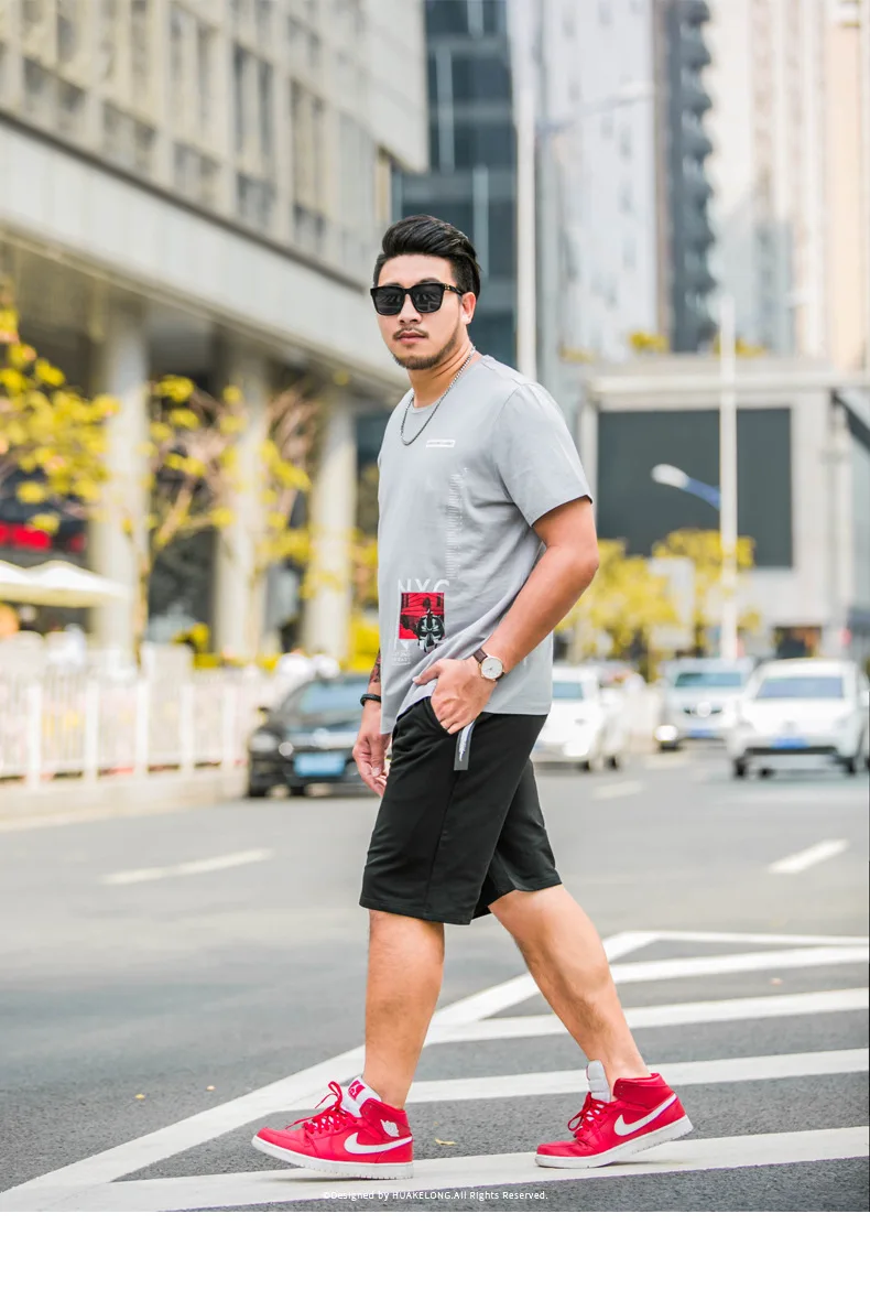 2019 Большие размеры 6XL летние однотонные мужские шорты для отдыха повседневные быстросохнущие короткие брюки свободные с эластичной