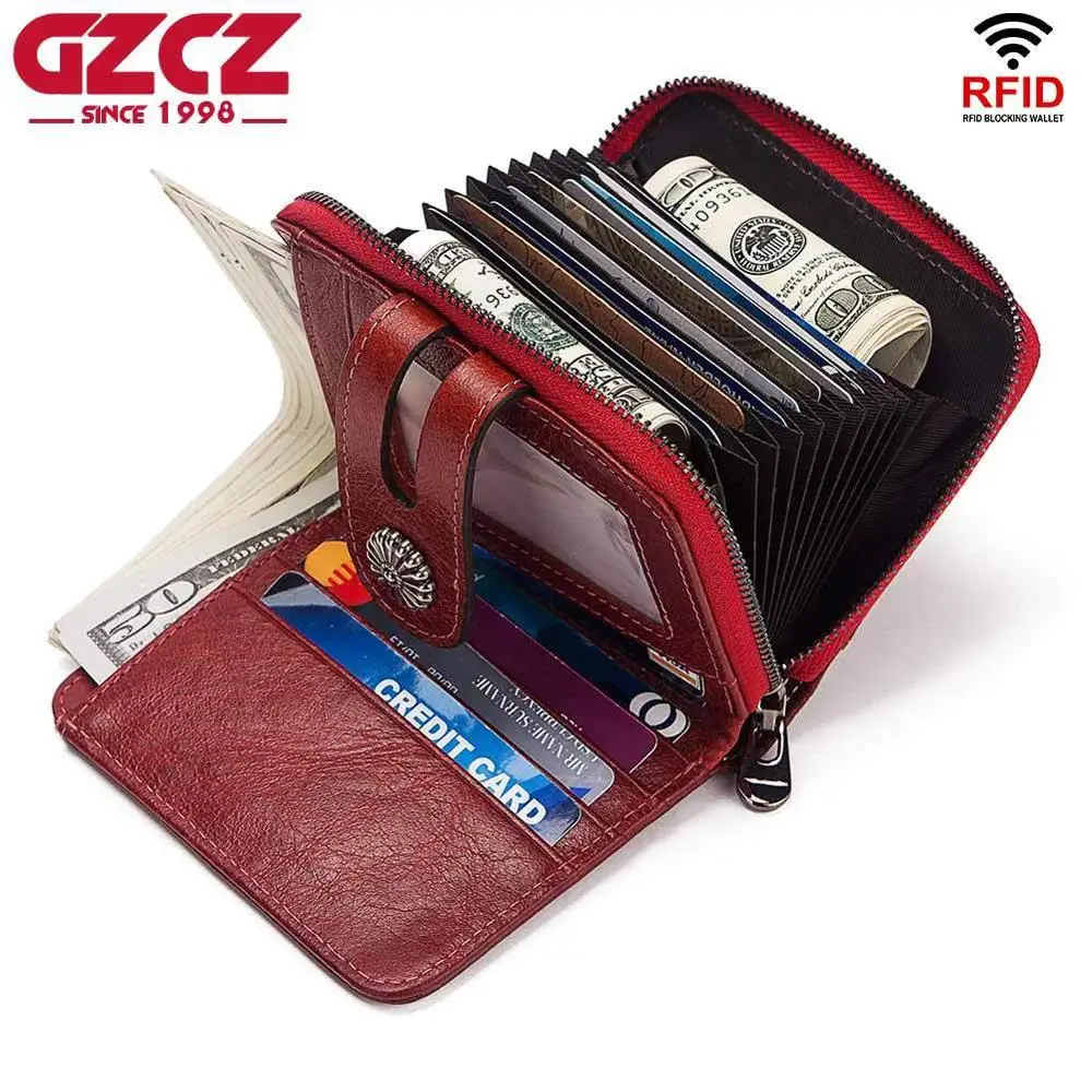 Женский маленький кошелек из натуральной кожи минималистичный мини с кармашком