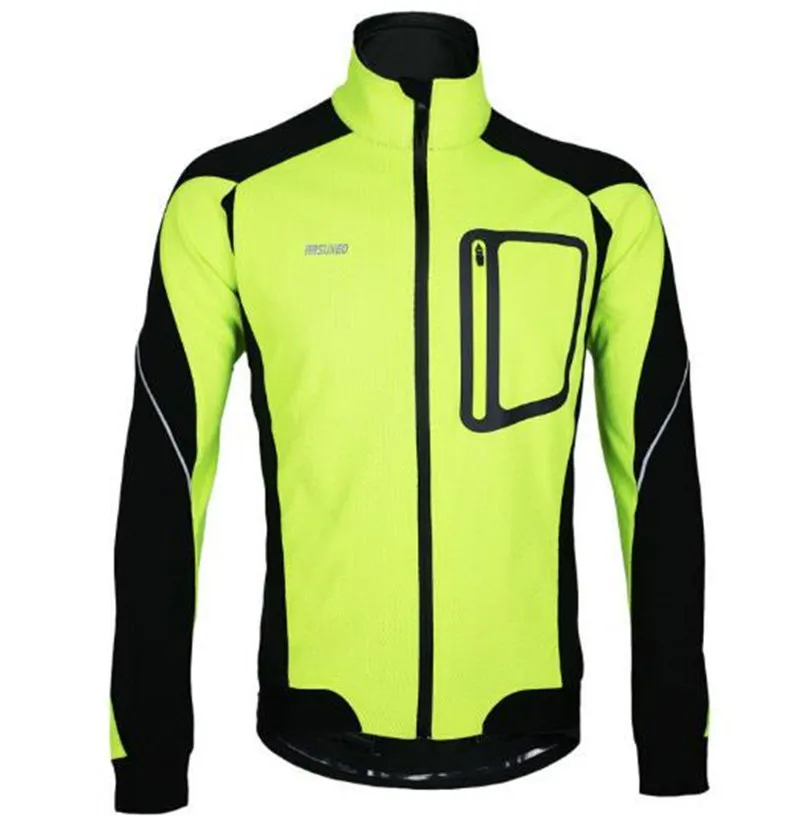 ARSUXEO зимняя теплая куртка для велосипедного спорта Одежда ветрозащитная Водонепроницаемая кофта MTB горный велосипед куртка