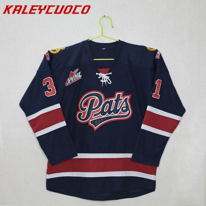 

Regina Pats #31 Tyler Brown Stitched Hockey Jersey