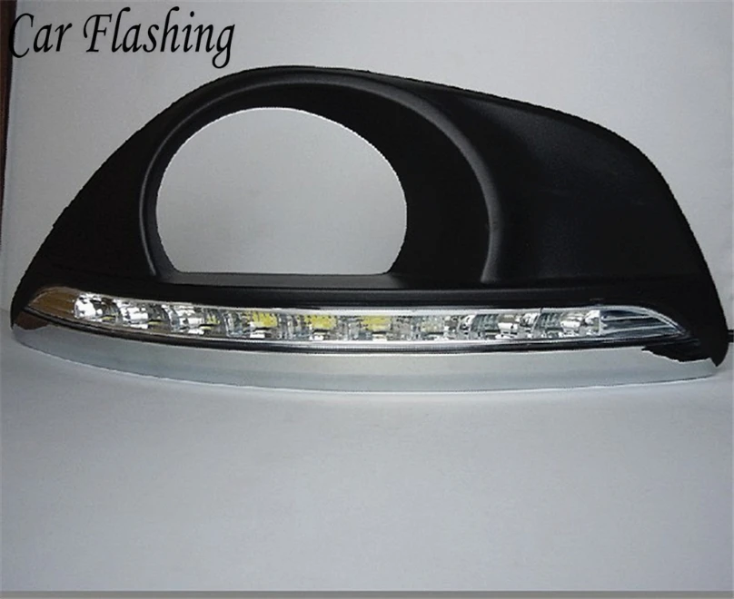 Для Hyundai Santa Fe SantaFe 2010 2011 2012 дневной ходовой светильник DRL светодиодный