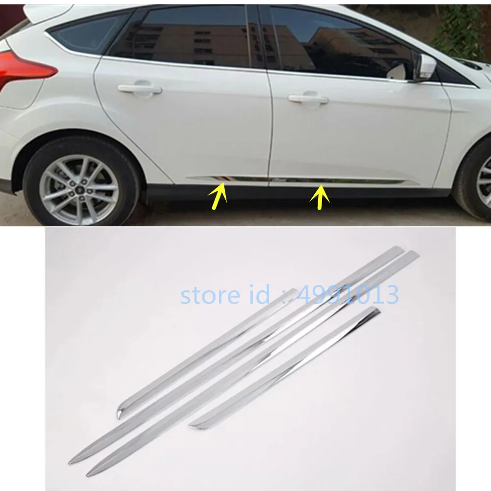 Для Ford Focus 2018 2019 2020 чехол для кузова автомобиля отделка ABS хром внешняя дверь чаша