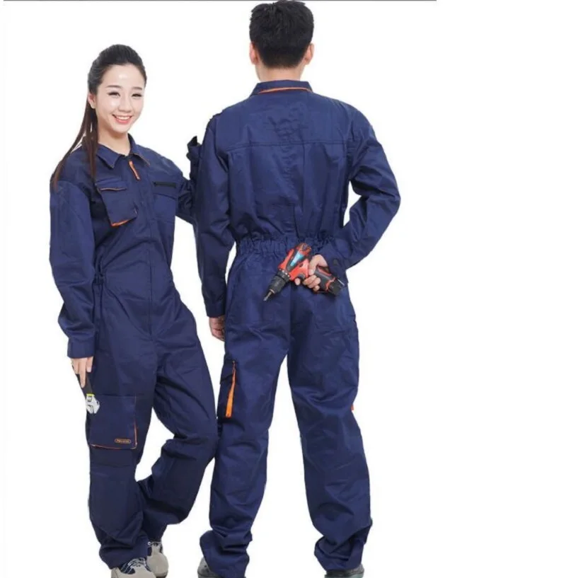Mens Work Clothing Long Sleeve Coveralls High Quality Overalls Worker Repairman Machine Auto Repair Electric Welding Plus Size