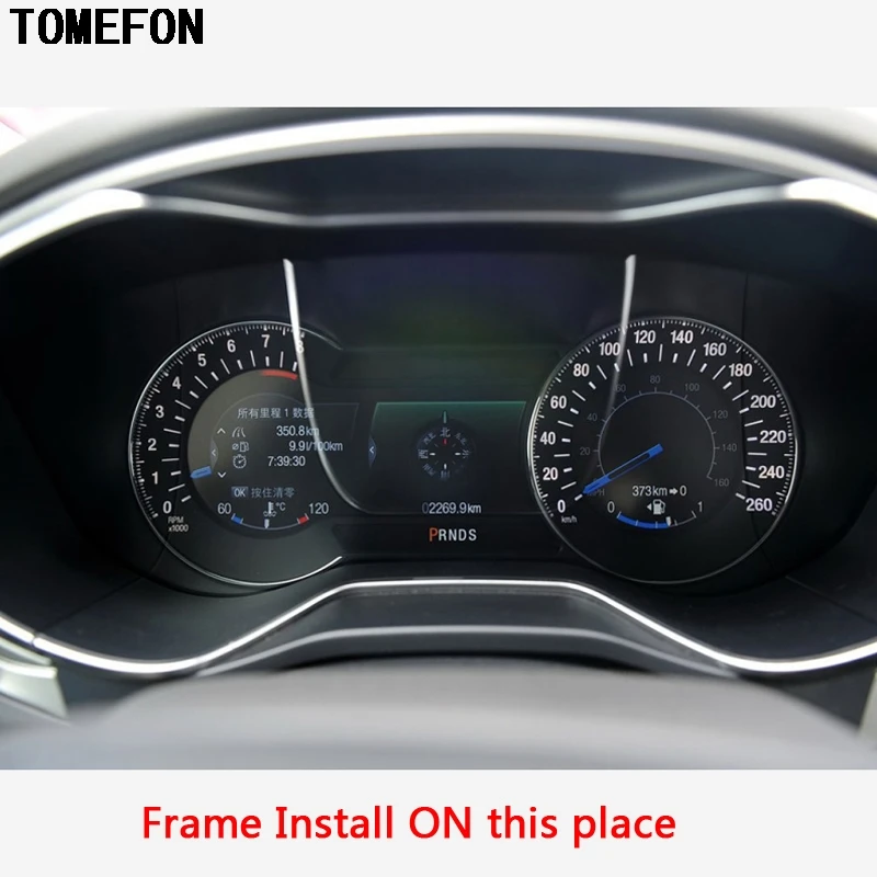 TOMEFON для Ford Mondeo 2013 ABS углеродное волокно дерево цвет автомобиля передний