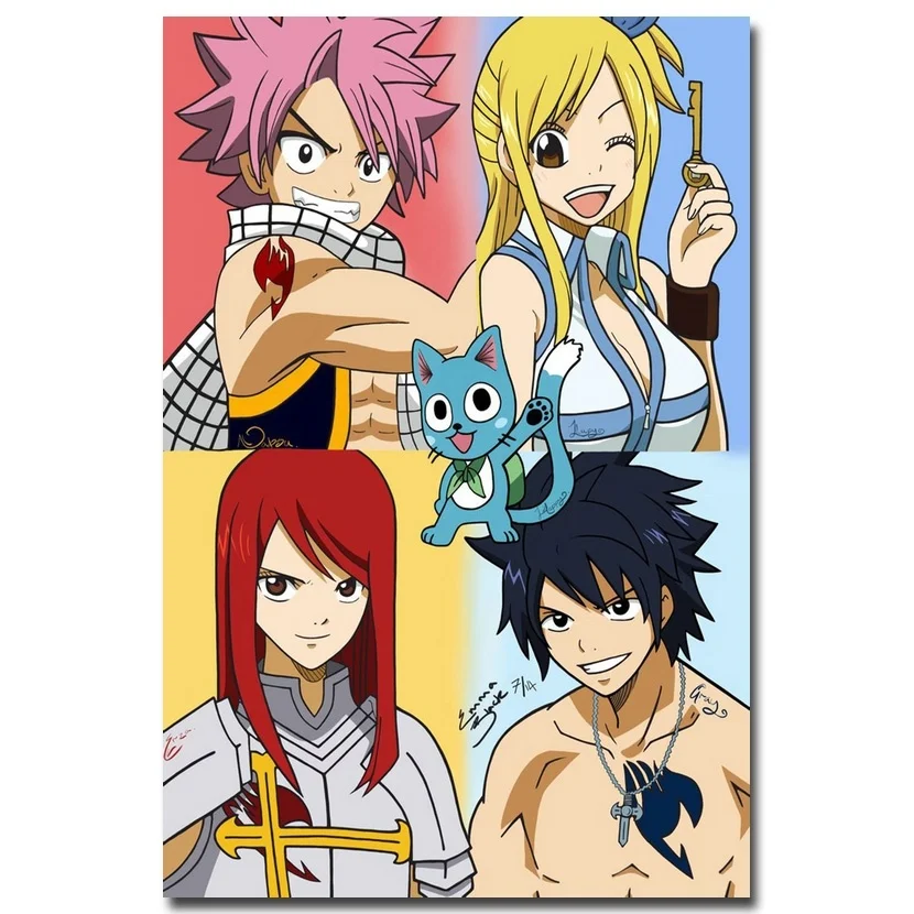 FAIRY TAIL POSTER CARTOON ANIME MANGA POSTER 2 Sizes Available 03