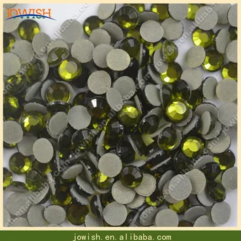 

SS20 Olivine rhinestone heat transfer korean 100 Gross/ Bag hotfix iron on rhinestones for dress
