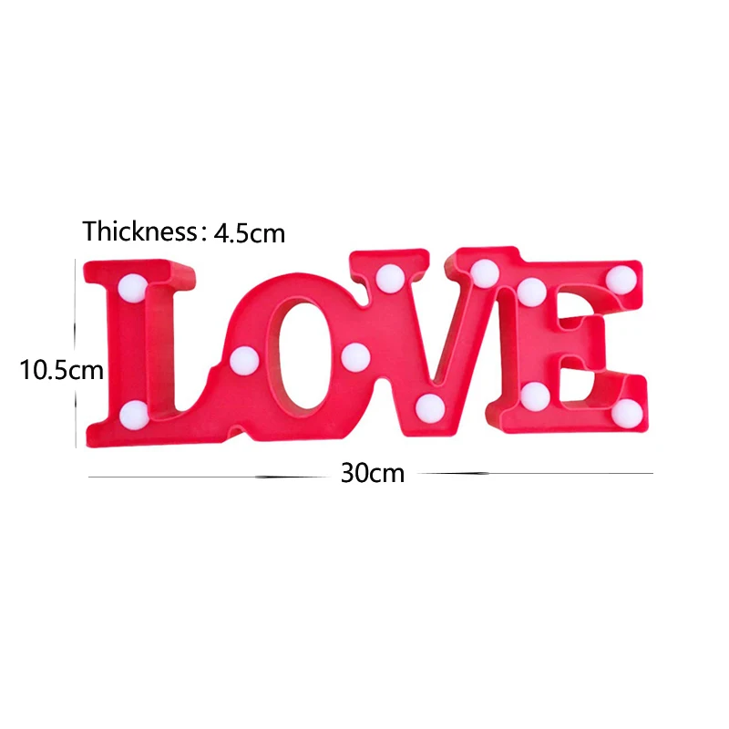 LOVE LED light2