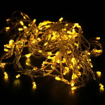 

10M AC 220V 100-LEDs 8 Mode Waterproof LED String Lights LED Strip Lights Lamps With UK Plug Or Christmas /Wedding /Party