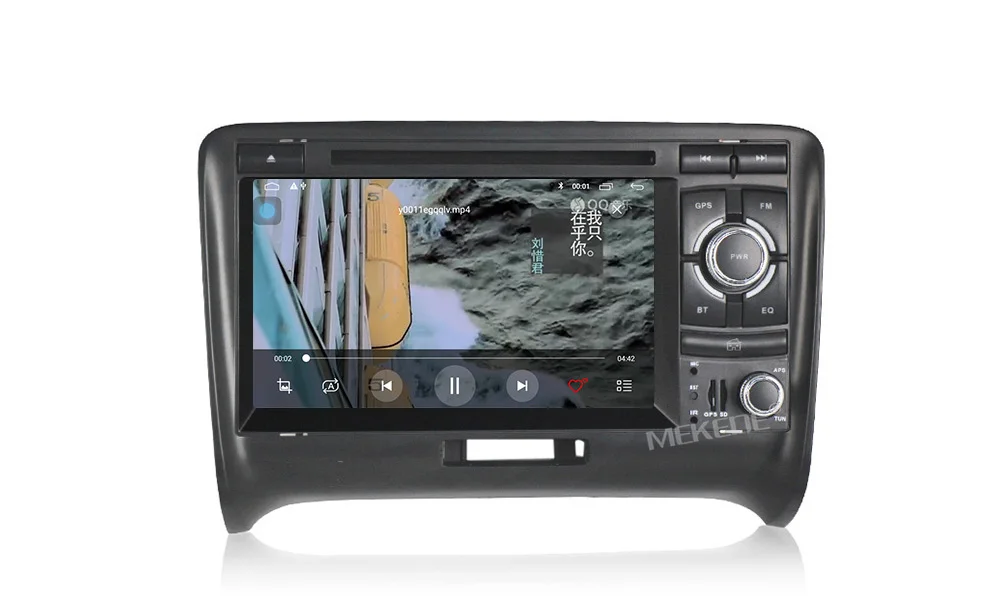 Sale Mekede 7"2din android9.1 Car radio GPS Navigation for Audi TT MK2 8J 2006 2007 2008 2009 2010 2011 2012 navi canbus wifi BT SWC 20