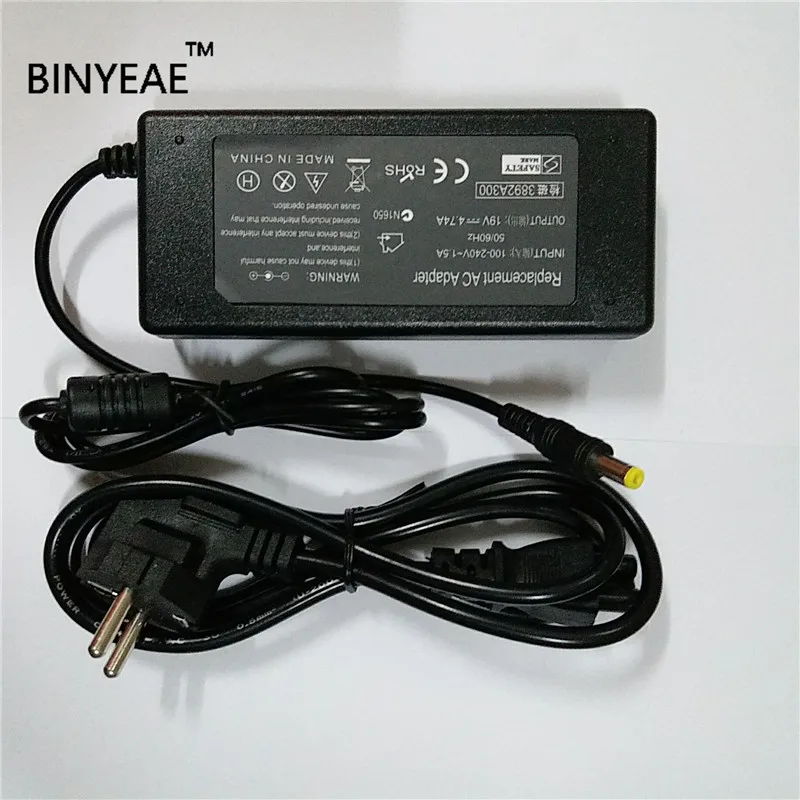 19V 4.74A 90W AC DC адаптер питания зарядное устройство для Packard Bell PEW91 | Компьютеры и офис
