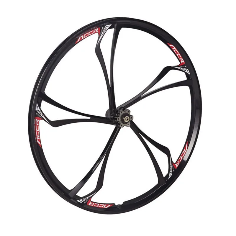 Cheap MAGNESIUM ALLOY mountain bike wheels  road bicycle wheel FRONT AND REAR MTB  26 INCH 2 PCS 1