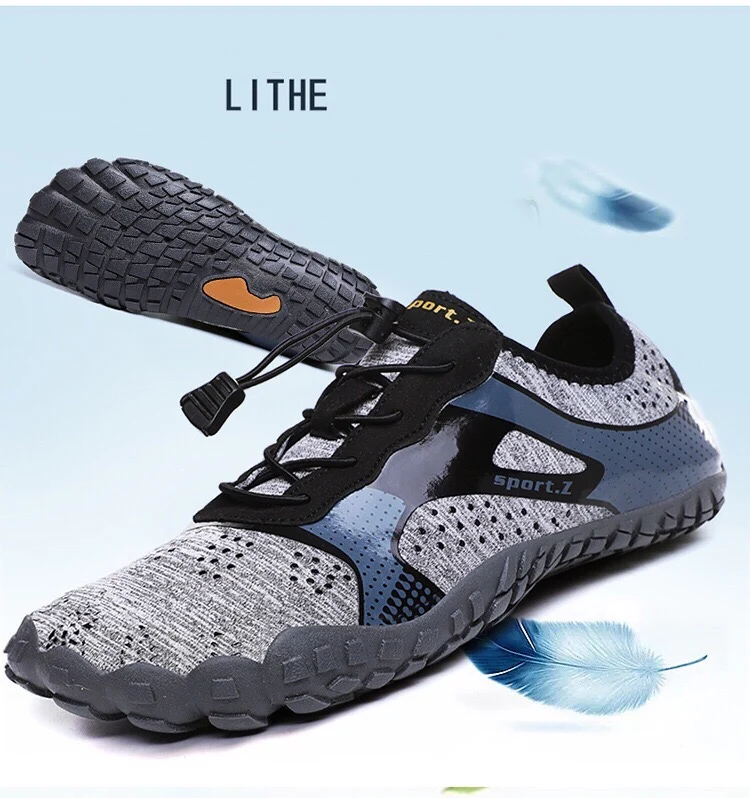 Мужские сандалии для воды быстросохнущие пляжа и дайвинга носки плавания летняя