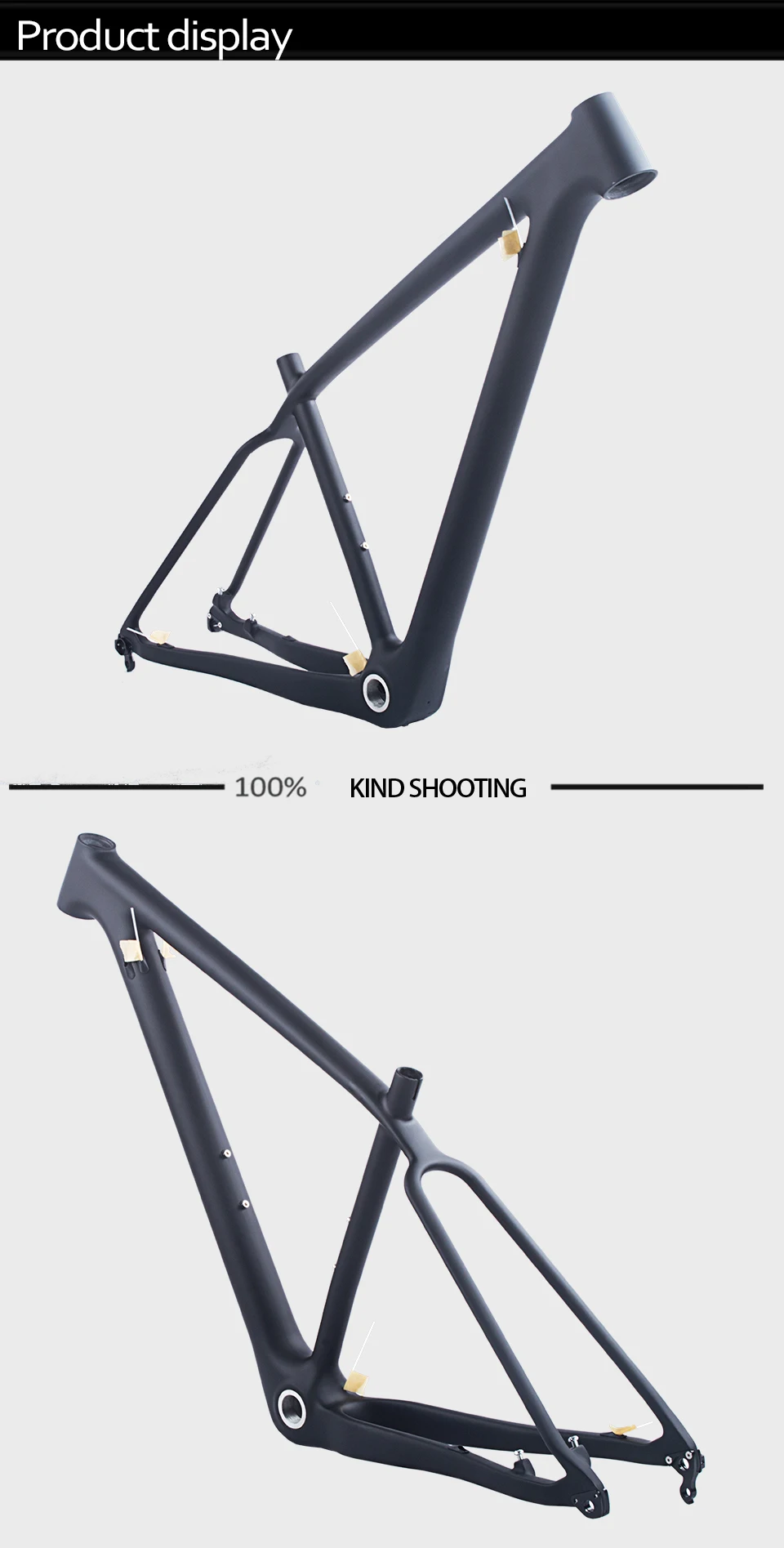 Perfect Full Carbon BOOST Frame 29er Bicycle Mountain Frameset 148*12 Boost Bike Frame matt/glossy BSA Frame 25