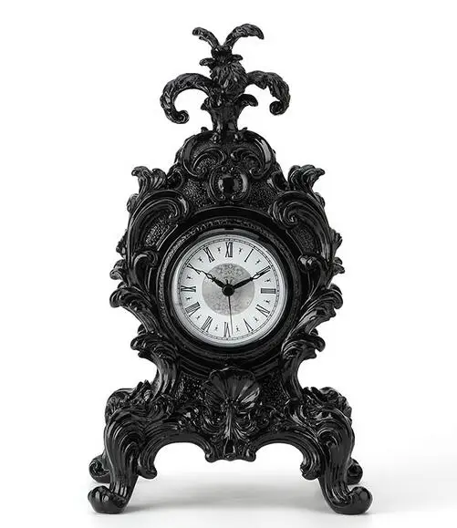 Декоративные декоративные часы в стиле барокко кварцевые с рисунком оленя