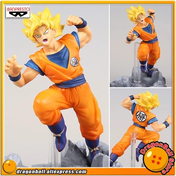 

Japan Anime "Dragon Ball SUPER" Original Banpresto soul X soul Collection Figure - Super Saiyan Son Goku