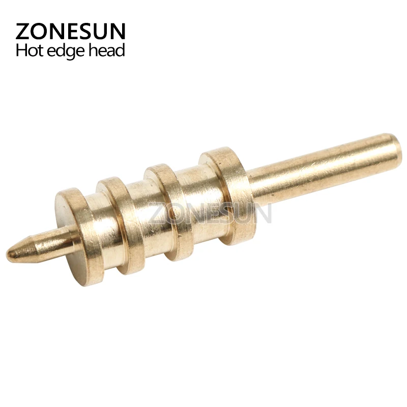 ZONESUN инструмент для работы с кожей латунный Электрический Железный медный наборы