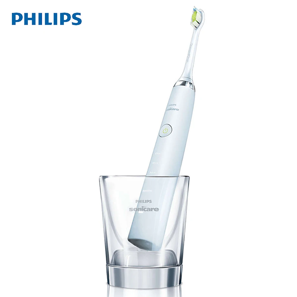 Philips Sonic электрическая зубная щетка HX9332/04 С перезаряжаемая чашка 5 способов очищения тонкая мягкая 31000R/M Водонепроницаемая Алмазная