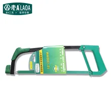 LAOA Новое поступление 12 дюймов тип света квадратная трубка сплав алюминия со сталью пила рама садовая ручная пила чудо-пила 1 шт