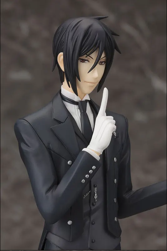 25 см Black Butler Себастьян Михаэлис ARTFX J Brinquedos модель коллекции Игрушечные лошадки куклы аниме мультфильм Рождественский подарок Электронные Игрушки для мальчиков