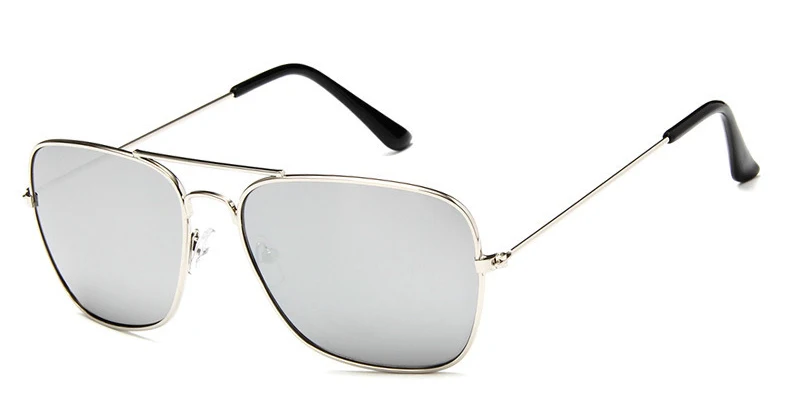 Samjune Мужские квадратные плоские линзы солнцезащитные очки авиаторы брендовые дизайнерские новые винтажные женские Розовое зеркало для вождения солнцезащитные очки - Цвет линз: C8