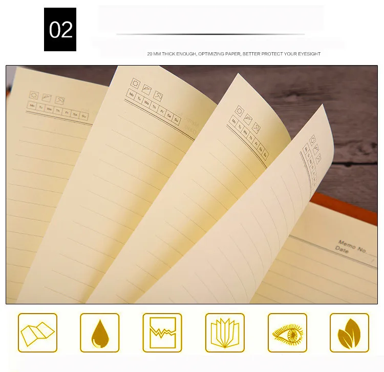 A5 Loose-leaf Notebook Imitation Leather PU Business Stationery Notebook Conference Record Book (14)