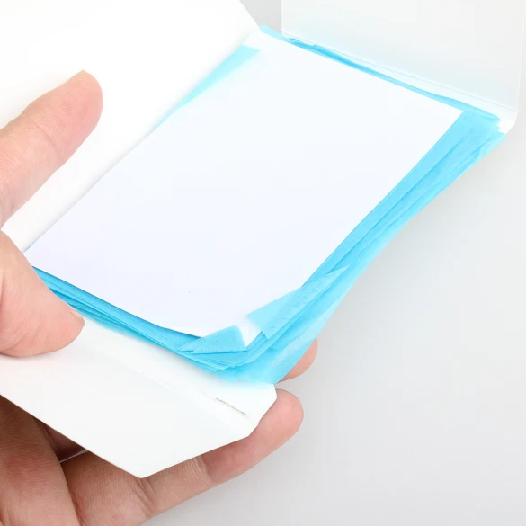 50 шт. абсорбирующая бумага для жирной кожи лица|blotting paper|oil controlfacial oil |