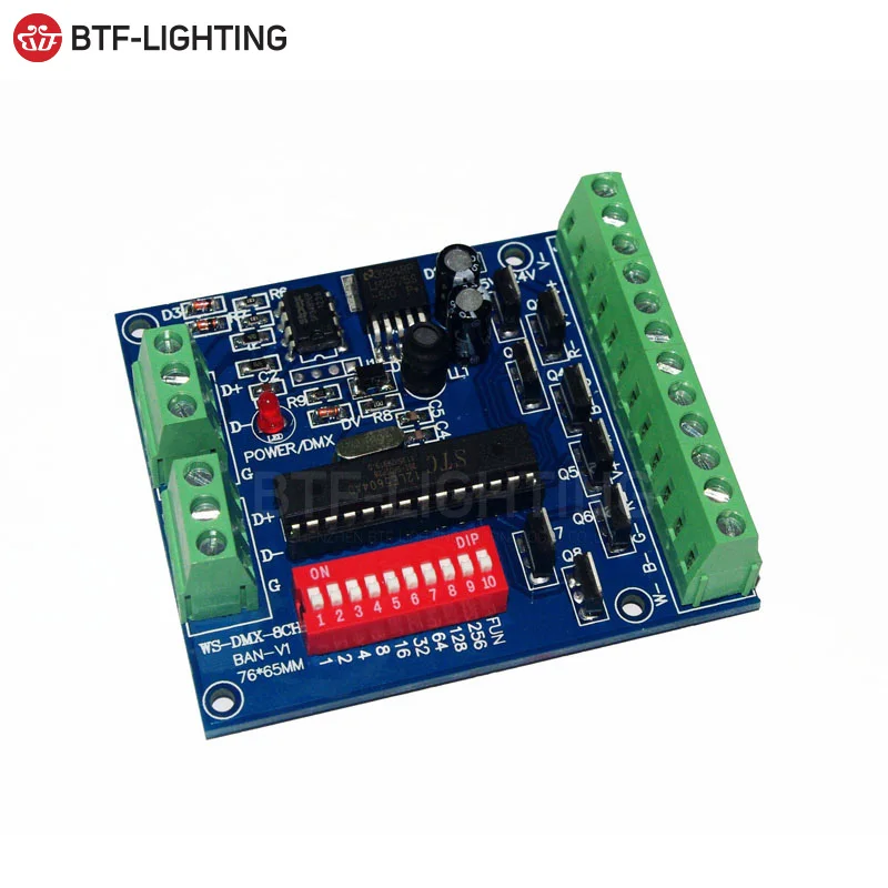 3CH 27CH светодиодный dmx512 плата контроллера DMX512 декодер для полосы светильник|switch