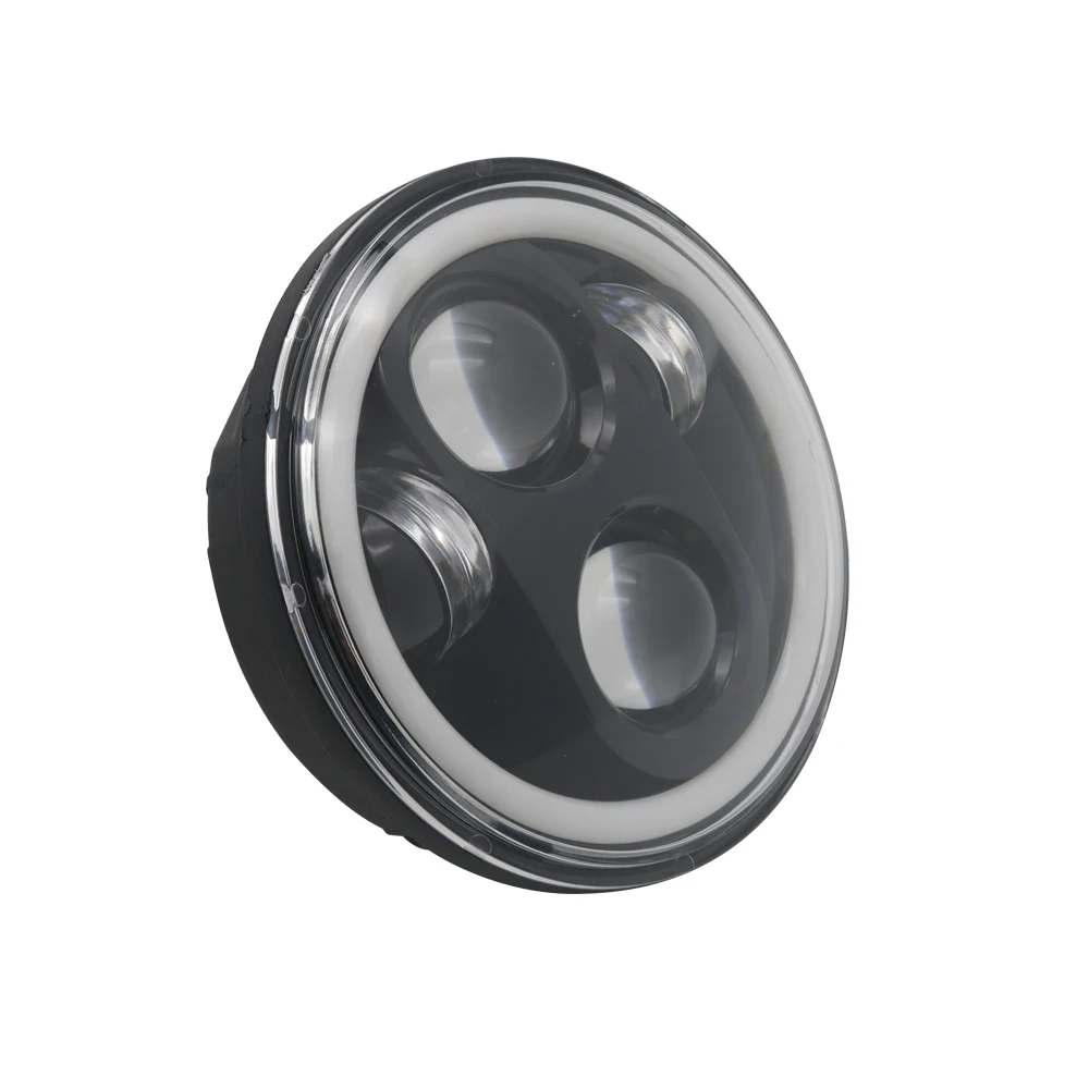 Для Светодиодная лампа для Harley Kit 5,75 дюймовая круглая головная фара светодиодный дополнительные фары DRL и указатель поворота для проектор для Harley