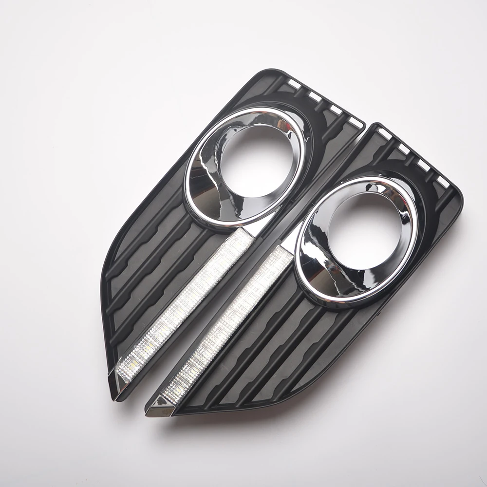 

ECAHAYAKU Car Styling LED DRL for Toyota Camry 2012 2013 Daytime Running Lights Day Lamp with Turn Signal Dimmed Function Relay