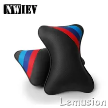 NWIEV Автомобильная подушка для шеи, три основных цвета, подголовник для peugeot 308 207 407 208 508 Ford Mondeo Kia Rio Ceed Sportage