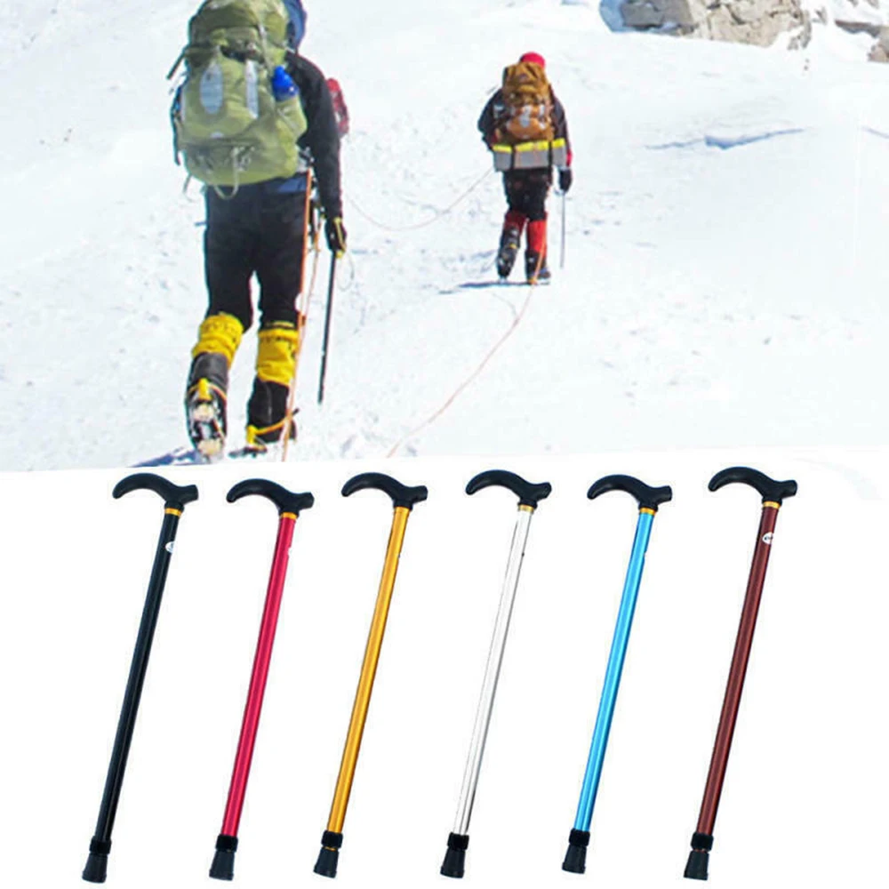 

Adjustable Aluminum Cane Metal Walking Stick Telescopic Crutch Outdoor Trekking Pole